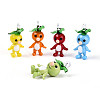 Handmade Lampwork Cartoon Radish Pendants LAMP-T025-10M-1