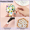 140Pcs 7 Styles Glass Cabochons & Plastic Beads DIY-FG0004-85-3