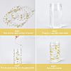 2 Bags 2 Colors Plastic Bead Garland Strand KY-NB0001-32-4