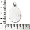 Vintage Tibetan Style Alloy Pendant Cabochon Settings TIBEP-O006-04AS-3