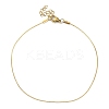 Ion Plating(IP) 304 Stainless Steel Serpentine Chain Anklet AJEW-D059-01G-1