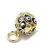 Brass Enamel Charms KK-E092-12G-07-2
