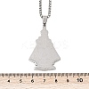 201 Stainless Steel Saint Benedict Medal Pendant Necklaces LS-NJEW-K283-37P-3