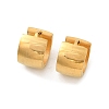 304 Stainless Steel Polishing effect Hoop Earrings EJEW-M001-29B-G-4
