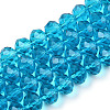 Glass Beads Strands EGLA-A034-T10mm-D34-1