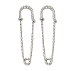 304 Stainless Steel Safety Pins Brooch Findings STAS-K252-11E-P-1