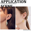 20Pcs Brass Huggie Hoop Earring Findings KK-BBC0021-39-6