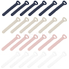 24Pcs 4 Colors Imitation Leather Zipper Pull Fixer Replacement for Tab Luggage Purse Repair Accessories DIY-GF0011-62A-1