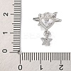 Brass Micro Pave Cubic Zirconia Pendants KK-U042-12P-3