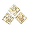 Natural Yellow Shell Pendants SSHEL-N038-03A-1