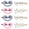 20Pcs 4 Style Plastic Snap Hair Clips PHAR-CP0001-24-1