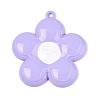 Spray Painted Alloy and Enamel Big Pendants PALLOY-T092-80B-1