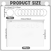 200Pcs EVA Plastic Packing Resealable Bags ABAG-PH0001-80-2