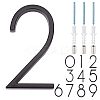 Zinc Alloy Number Sign Labels FIND-WH0061-83C-1