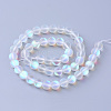 Synthetic Moonstone Beads Strands X-G-R375-6mm-A13-2