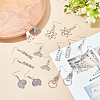 ANATTASOUL 8 Pairs 8 Style Medicine Theme Alloy Dangle Earrings for Women EJEW-AN0003-57-7