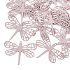 430 Stainless Steel Filigree Pendants LS-STAS-T042-08E-1