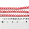 Synthetic Imperial Jasper Dyed Beads Strands G-D077-A01-02K-5