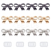 12 Sets 3 Colors Zinc Alloy Bag Decorate Clasp PALLOY-CA0001-85-1