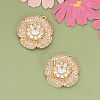 Brass Pendants KK-V006-01G-07-1