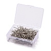 Non-Tarnish Nickel Plated Steel T Pins for Blocking Knitting FIND-D023-01P-02-4