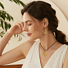 Peace Sign Jewelry Set SJEW-FI0001-23-7