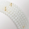 6Pcs 6 Style Natural Shell & Glass Star & Round Beaded Stretch Bracelets Set for Women BJEW-JB09945-01-3