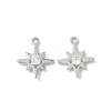 Brass Micro Pave Cubic Zirconia Pendants KK-Z136-43B-P-1