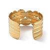 Ion Plating(IP) 304 Stainless Steel Cuff Bangles for Women BJEW-Z078-20G-3
