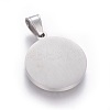 304 Stainless Steel Enamel Pendants STAS-E439-90D-P-2