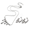304 Stainless Steel Jewelry Sets SJEW-P007-01P-4