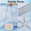 WADORN 5Pcs 5 Styles Alloy & Iron Chain Bag Straps DIY-WR0003-11-3