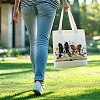 Canvas Women's Tote Bags ABAG-WH0057-007-4