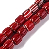 Handmade Lampwork Chevron Beads Strands X-LAMP-K041-01B-09-1