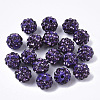 Pave Disco Ball Beads RB-T017-02-13-1