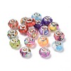 Transparent Resin European Rondelle Beads RPDL-P005-01P-14-1