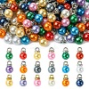 50Pcs 10 Colors ABS Plastic Imitation Pearl Charms KY-YW0001-84G-2