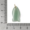 Natural Green Aventurine Pendants X-G-A297-01G-07-3