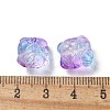 Baking Paint Transparent Glass Beads GLAA-C035-01L-3