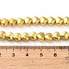 Electroplate Glass Beads Strands EGLA-H109-12-01-5