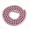 Baking Paint Pearlized Glass Pearl Bead Strands HY-N002-3mm-C01-3