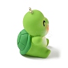 Tortoise Opaque Resin Pendants RESI-Z035-01P-03-2