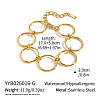 20MM 304 Stainless Steel Ring Link Chain Bracelets for Women GQ4302-1-2
