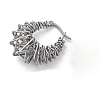 304 Stainless Steel Teardrop Hoop Earrings EJEW-K295-05P-2
