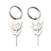 304 Stainless Steel Keychain KEYC-V001-01P-1
