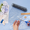 Polyester Big Eye Mesh Organza Veil DIY-WH0453-61A-3