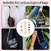 2Pcs 2 Styles Alloy Enamel Heart Butterfly Link Chain Bag Extender Chains FIND-YW0008-10A-6
