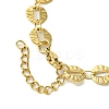 Ion Plating(IP) 304 Stainless Steel Round Link Bracelets for Women BJEW-A007-01G-3