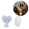 Heart Candle Holder DIY Silhouette Silicone Molds SIL-F007-12D-1