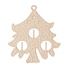 Brass Etched Metal Embellishments Pendants KK-Z058-07KCG-1